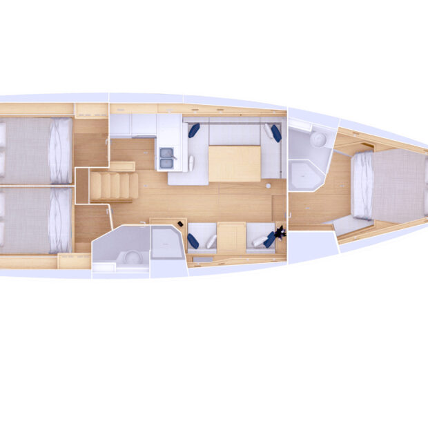 Grand Soleil 42 Long Cruise diagram