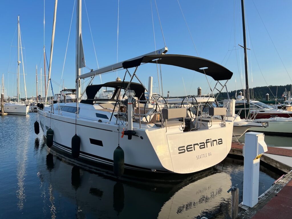 Grand Soleil 42 LC at the dock