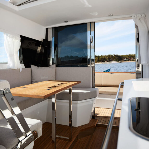 Delta 33 Coupe Salon and Galley