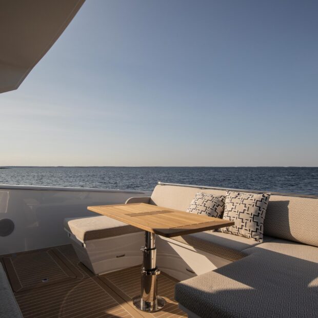 Delta 48 Coupe Aft Deck