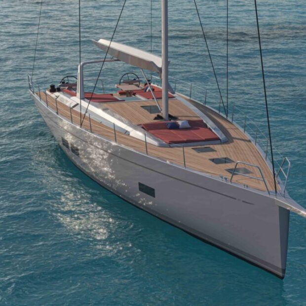 Grand Soleil 60 Long Cruise starboard bow