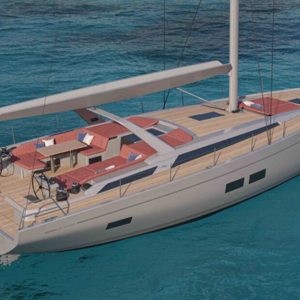 Grand Soleil 60 Long Cruise starboard beam