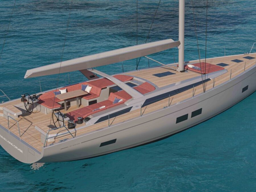 Grand Soleil 60 Long Cruise starboard beam