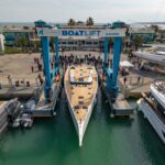 Grand Soleil 80 Long Cruise first launch drone