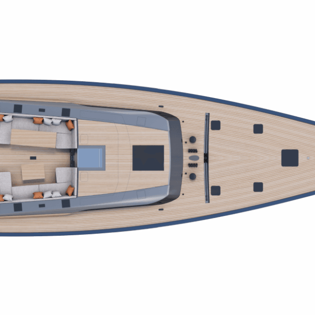 Grand Soleil 80 Long Cruise Deck plan